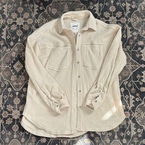 AERIE waffle knit top XS
